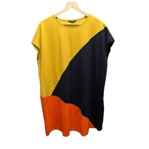 Shein Plus Batwing Colorblock Dress SIZE 14